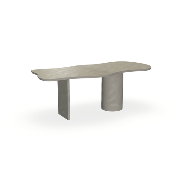 Eettafel Beton Leather Taupe - Wolk - Columbus Mix - {{ product.type }} - Kas20
