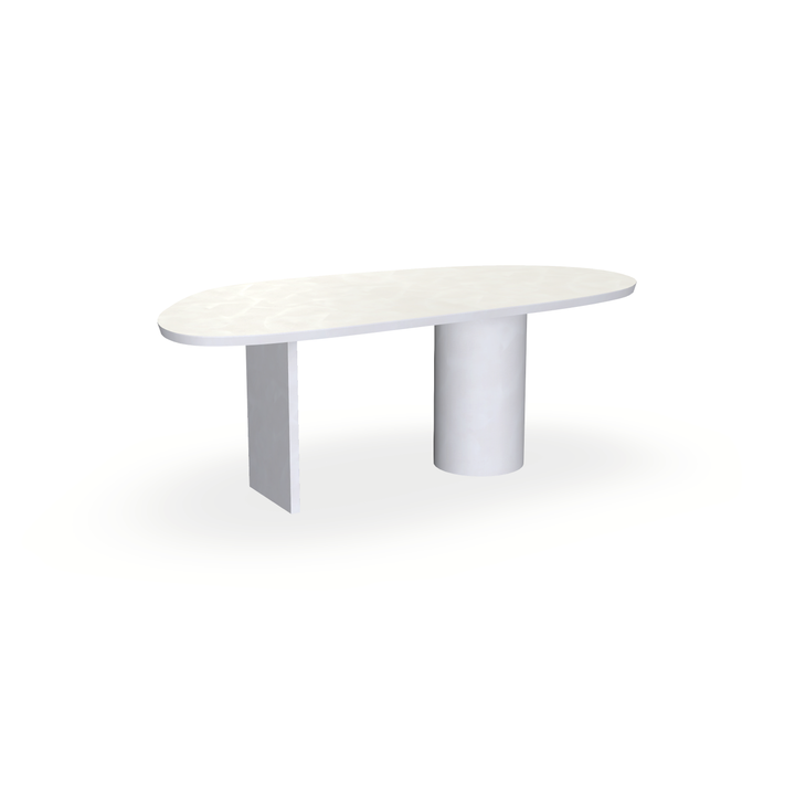 Eettafel Beton Beige - Organisch A - Columbus Mix - {{ product.type }} - Kas20