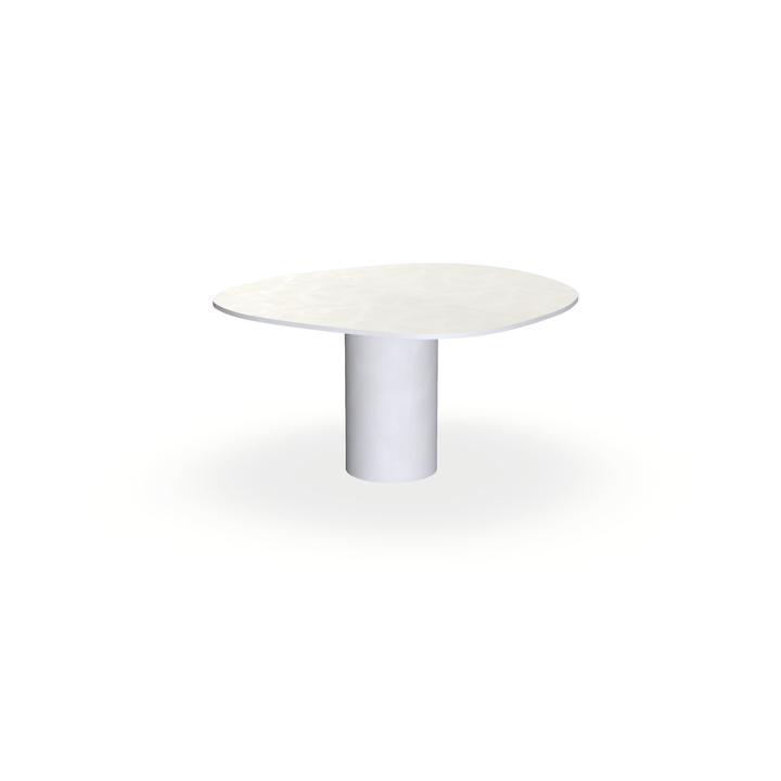 Eettafel Beton Creamy White - Wolk Rond - Columbus D40 - {{ product.type }} - Kas20