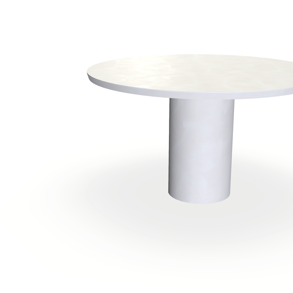 Eettafel Beton Creamy White - Rond - Columbus D40 - {{ product.type }} - Kas20