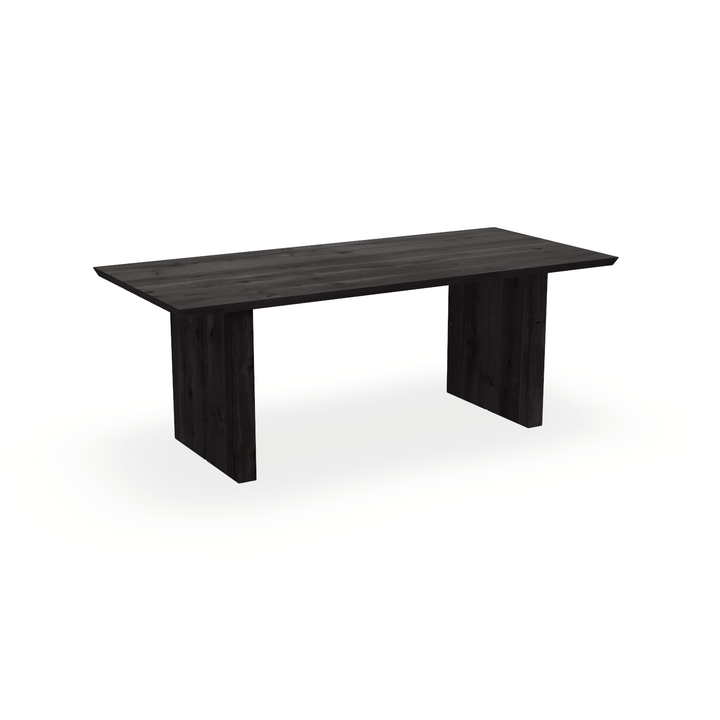 Eettafel Eiken Black Smoke In - Recht - Blok - {{ product.type }} - Kas20