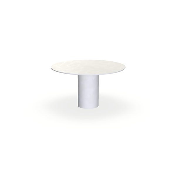 Eettafel Beton Creamy White - Rond - Columbus D40 - {{ product.type }} - Kas20