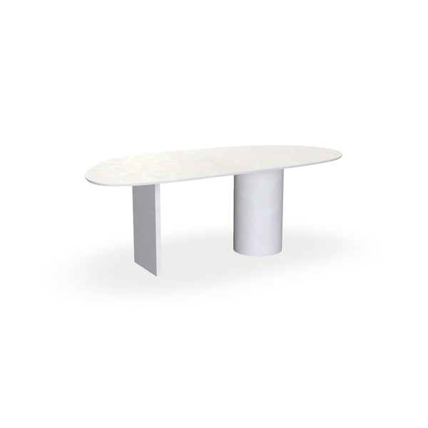 Eettafel Beton Beige - Organisch A - Columbus Mix - {{ product.type }} - Kas20
