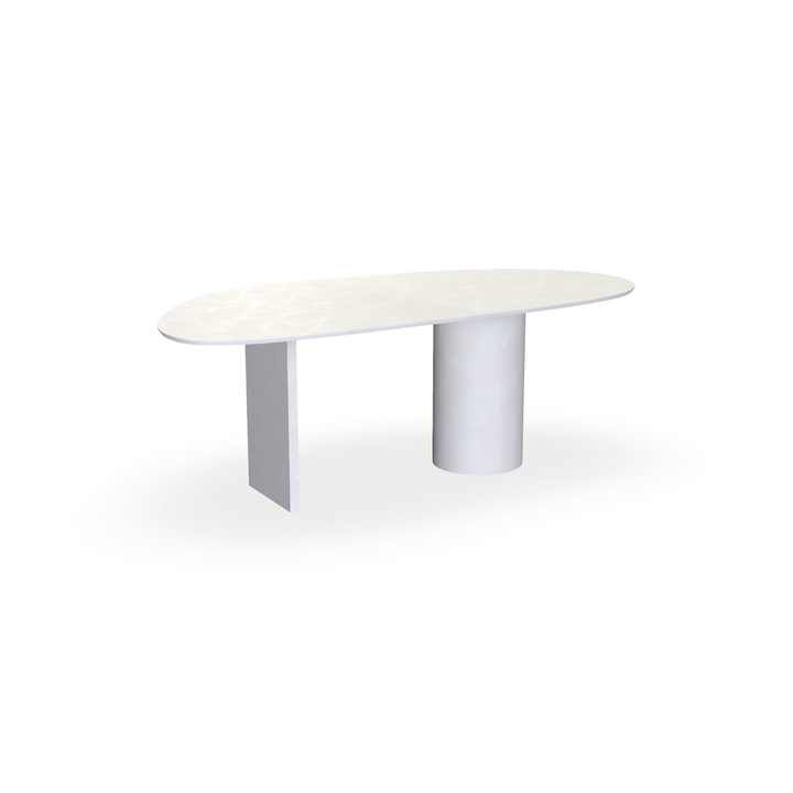 Eettafel Beton Beige - Organisch A - Columbus Mix - {{ product.type }} - Kas20