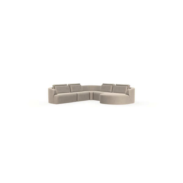 Bank Levi Andermaat 11 - U Vorm Divan Rechts - {{ product.type }} - Kas20