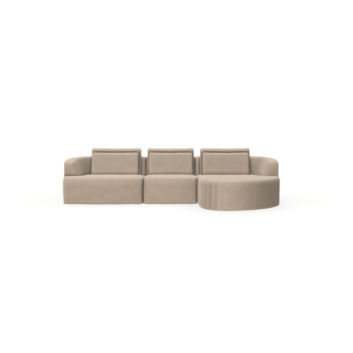 Bank Levi Morbi 17 - 3 Zit Divan Rechts - {{ product.type }} - Kas20