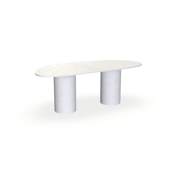 Eettafel Beton Beige - Organisch A - Columbus Duo - {{ product.type }} - Kas20
