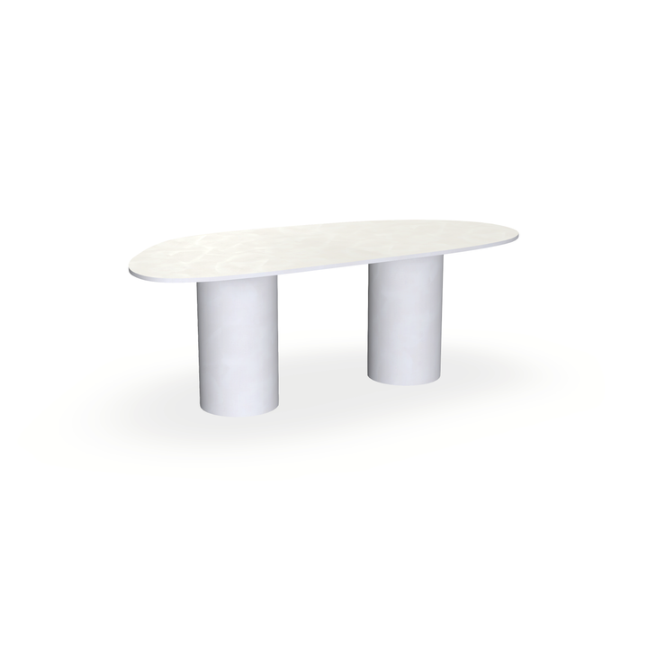 Eettafel Beton Beige - Organisch A - Columbus Duo - {{ product.type }} - Kas20