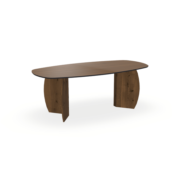 Eettafel Eiken Fineer Toscane 2 - Ovaal Deens - Maan Buiten Eiken Toscane 2 - {{ product.type }} - Kas20