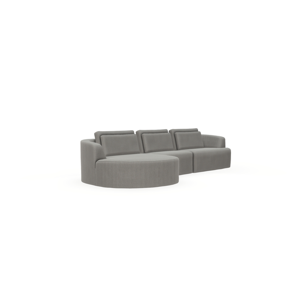 Bank Levi Sienna 1 - 3 Zit Divan Links - {{ product.type }} - Kas20