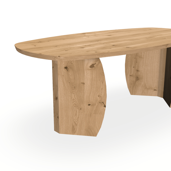Eettafel Eiken Maurra - Ovaal Deens - Maan Binnen - {{ product.type }} - Kas20
