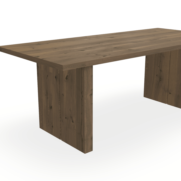 Eettafel Eiken Chocolate - Recht - Blok - {{ product.type }} - Kas20