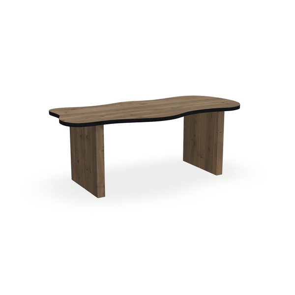 Eettafel Eiken Chocolate - Wolk - Blok - {{ product.type }} - Kas20
