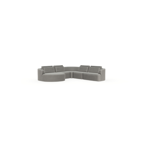 Bank Levi Sienna 1 - U Vorm Divan Links - {{ product.type }} - Kas20