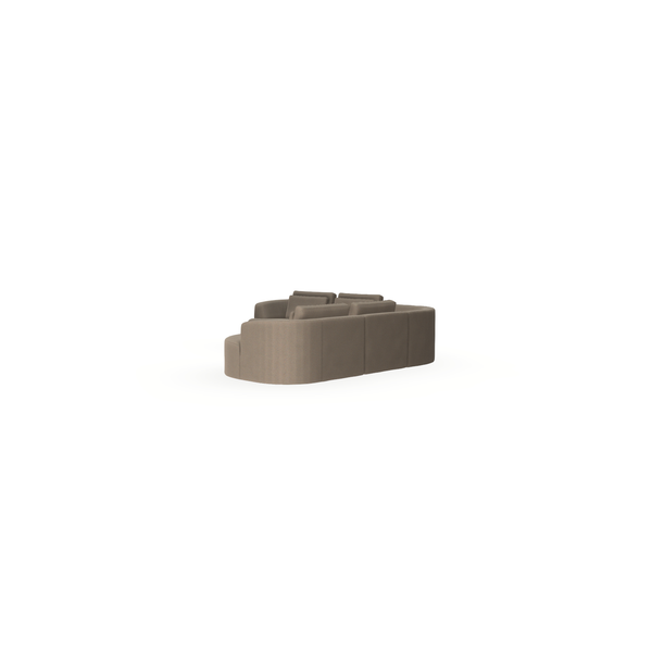 Bank Levi Andermaat 7 - U Vorm Divan Rechts - {{ product.type }} - Kas20