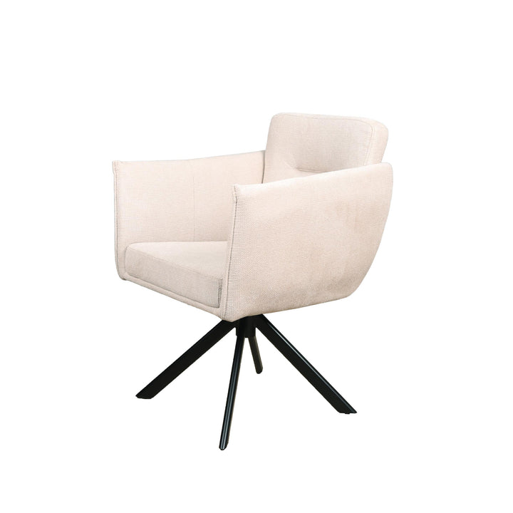 Eetkamerstoel Amsterdam - Boston Nature - Draaibaar onderstel - {{ product.type }} - Kas20