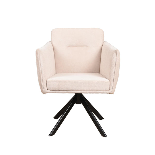 Eetkamerstoel Amsterdam - Boston Nature - Draaibaar onderstel - {{ product.type }} - Kas20