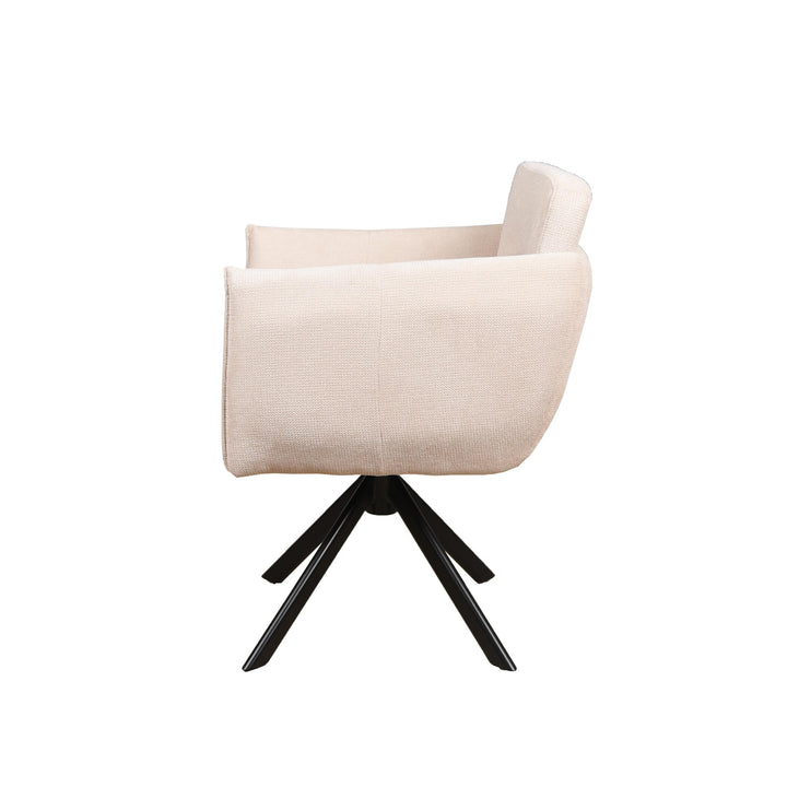 Eetkamerstoel Amsterdam - Boston Nature - Draaibaar onderstel - {{ product.type }} - Kas20
