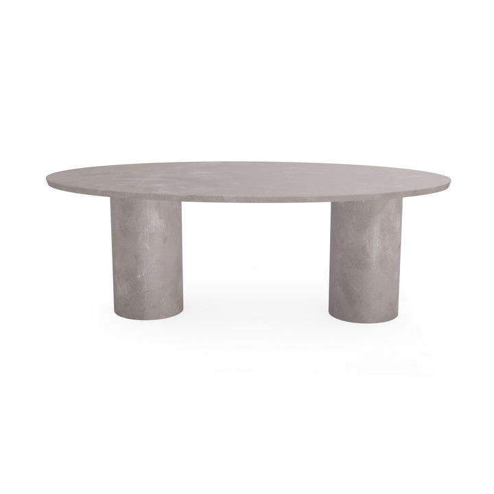 Beton eettafel Concrete Grey - Ovaal - columbus duo concrete grey - {{ product.type }} - Kas20