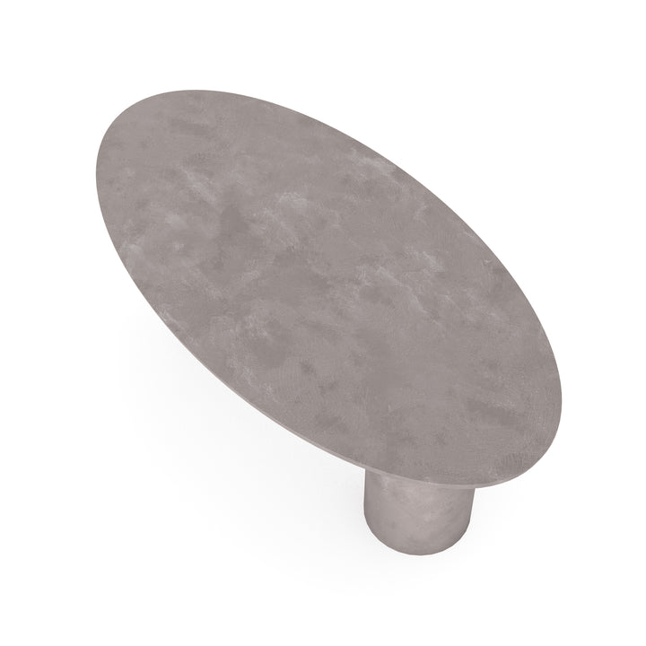 Beton eettafel Concrete Grey - Ovaal - columbus duo concrete grey - {{ product.type }} - Kas20