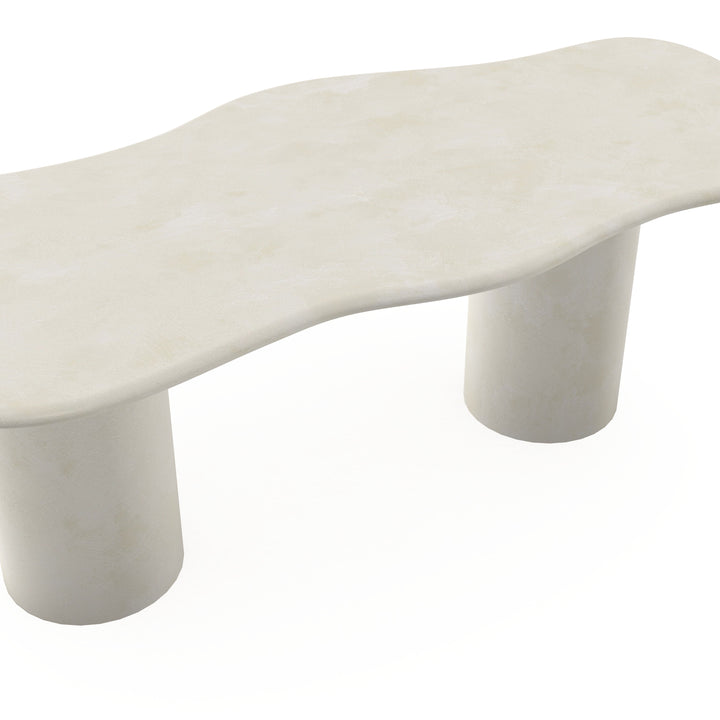 Beton eettafel Creamy white - Wolk - Columbus duo creamy white - {{ product.type }} - Kas20