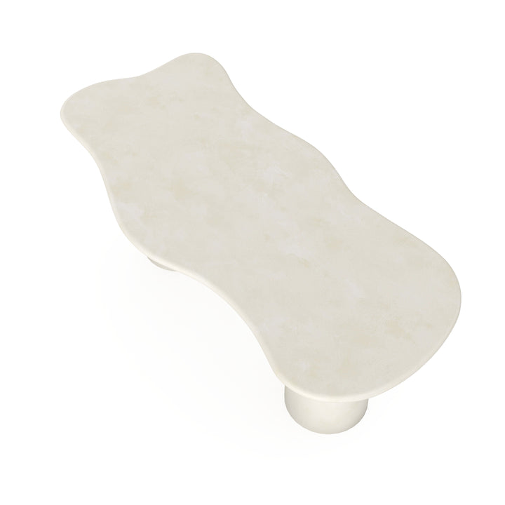 Beton eettafel Creamy white - Wolk - Columbus duo creamy white - {{ product.type }} - Kas20