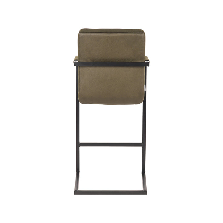 Barkruk Dante - Army green - Microfiber (set van 2) - {{ product.type }} - Kas20