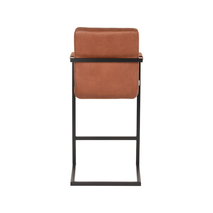 Barkruk Dante - Cognac - Microfiber (set van 2) - {{ product.type }} - Kas20