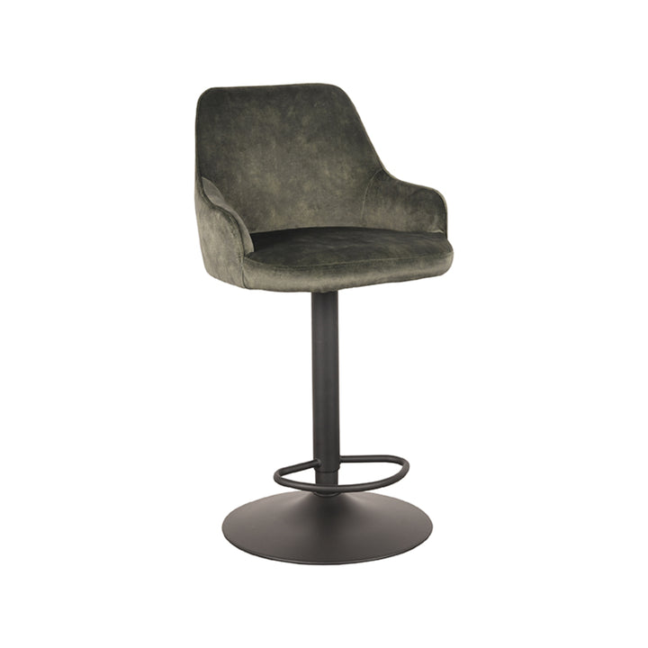 Barkruk Fabrizio - Hunter - Velours - Gaslift - {{ product.type }} - Kas20