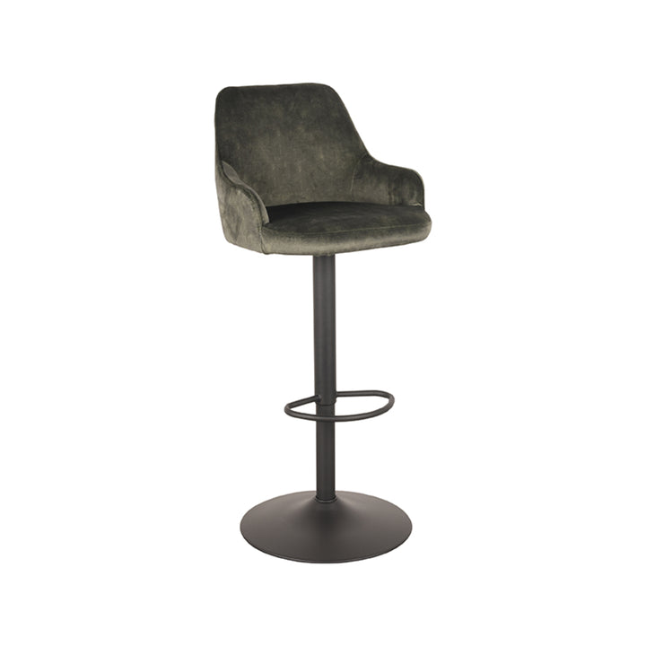 Barkruk Fabrizio - Hunter - Velours - Gaslift - {{ product.type }} - Kas20