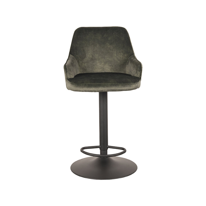 Barkruk Fabrizio - Hunter - Velours - Gaslift - {{ product.type }} - Kas20