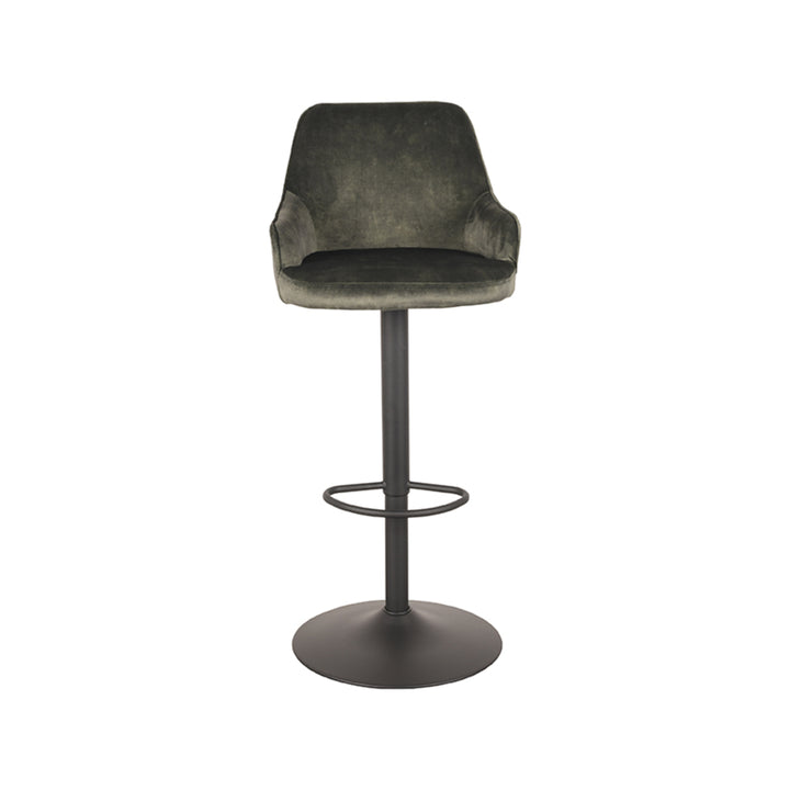 Barkruk Fabrizio - Hunter - Velours - Gaslift - {{ product.type }} - Kas20