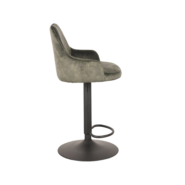 Barkruk Fabrizio - Hunter - Velours - Gaslift - {{ product.type }} - Kas20
