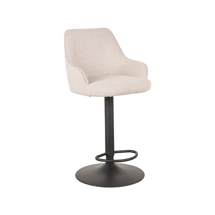 Barkruk Fabrizio - Naturel - Boucle - Gaslift - {{ product.type }} - Kas20