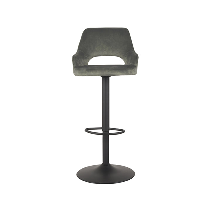 Barkruk Fabian - Hunter - Velours - Gaslift - {{ product.type }} - Kas20