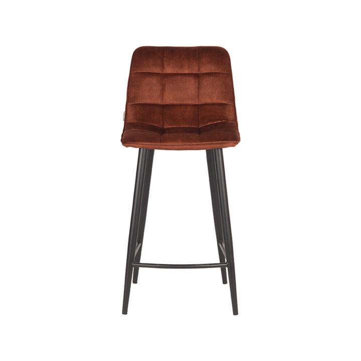 Barkruk Julian - Rust - Velours (set van 2) - {{ product.type }} - Kas20