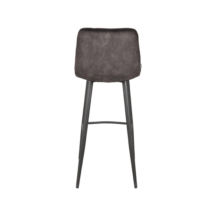 Barkruk Julian - Antraciet - Velours (set van 2) - {{ product.type }} - Kas20