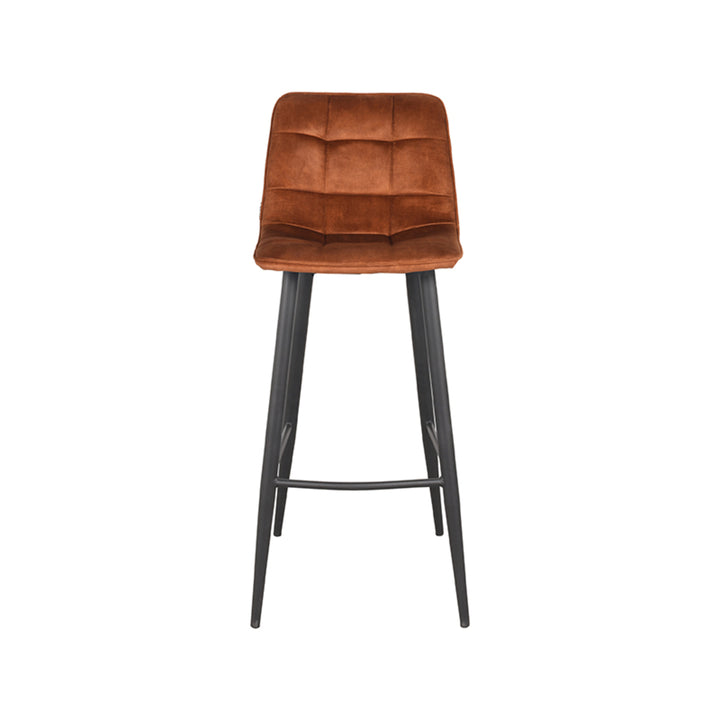 Barkruk Julian - Oker - Velours (set van 2) - {{ product.type }} - Kas20