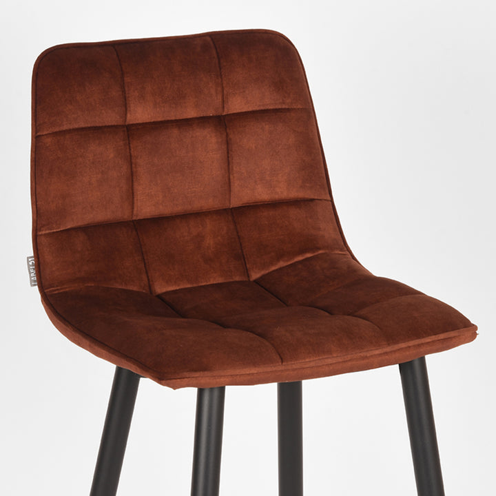 Barkruk Julian - Rust - Velours (set van 2) - {{ product.type }} - Kas20