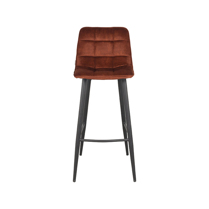 Barkruk Julian - Rust - Velours (set van 2) - {{ product.type }} - Kas20