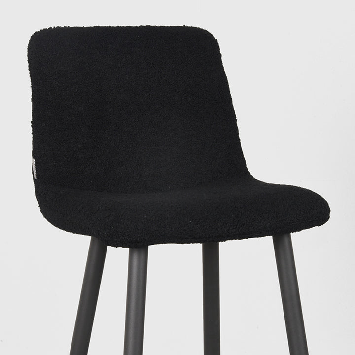 Barkruk Jacoby - Zwart - Teddy (set van 2) - {{ product.type }} - Kas20