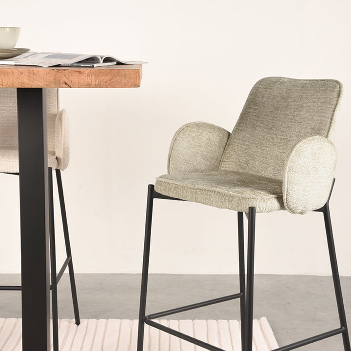 Barkruk Jonas - Beige - Elegance (set van 2) - {{ product.type }} - Kas20