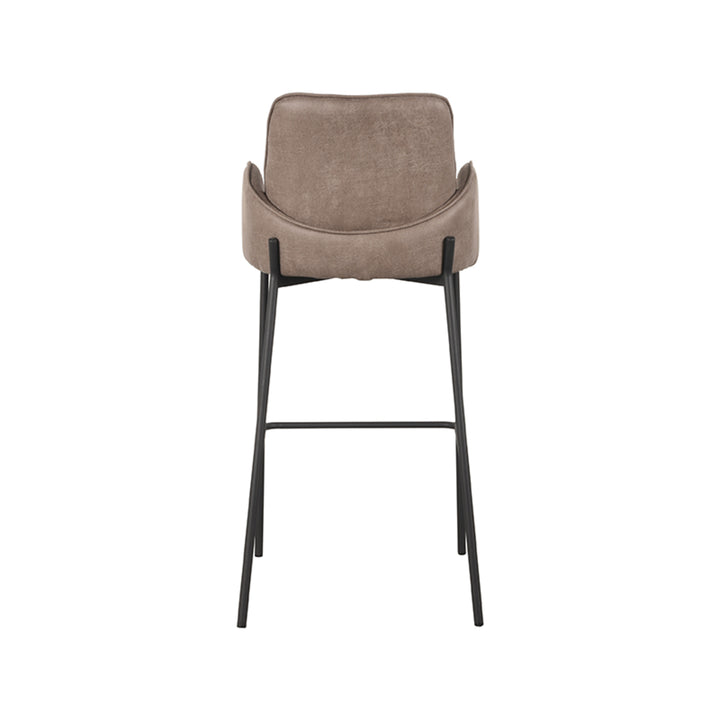 Barkruk Jonas - Taupe - Microfiber (set van 2) - {{ product.type }} - Kas20