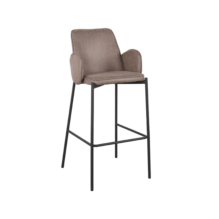 Barkruk Jonas - Taupe - Microfiber (set van 2) - {{ product.type }} - Kas20