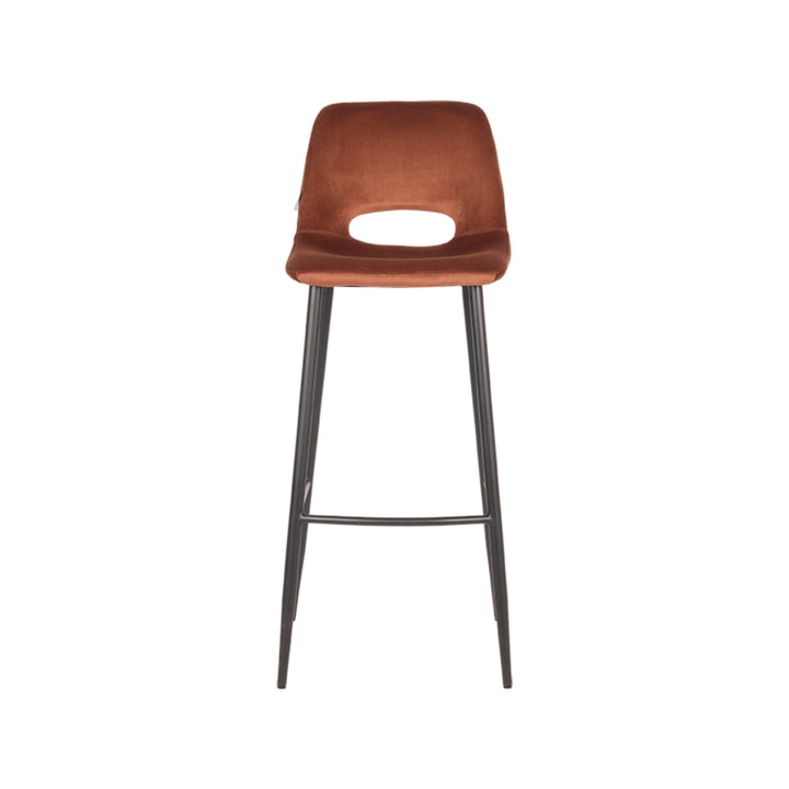 Barkruk Jude - Rust - Fluweel (set van 2) - {{ product.type }} - Kas20