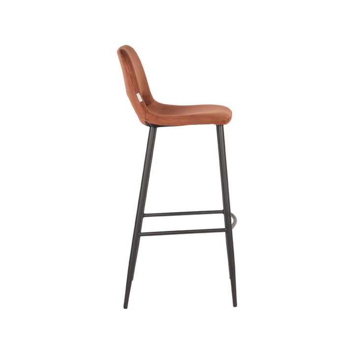 Barkruk Jude - Rust - Fluweel (set van 2) - {{ product.type }} - Kas20