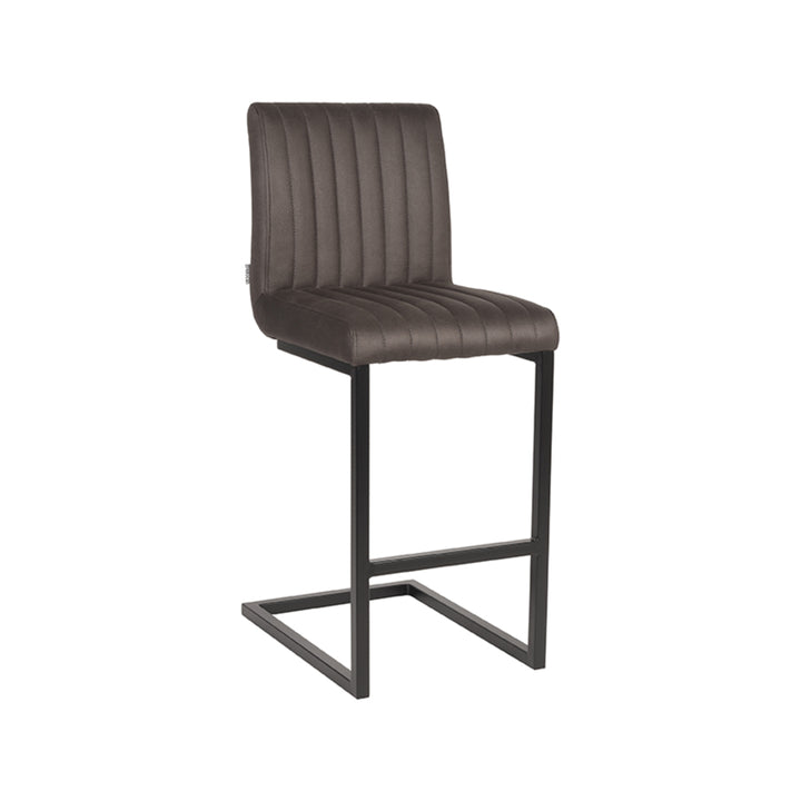 Barkruk Sereno - Antraciet - Microfiber (set van 2) - {{ product.type }} - Kas20