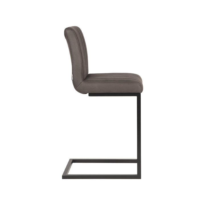 Barkruk Sereno - Antraciet - Microfiber (set van 2) - {{ product.type }} - Kas20