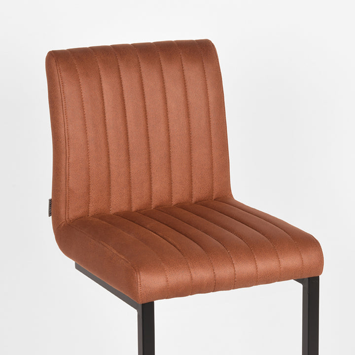 Barkruk Sereno - Cognac - Microfiber (set van 2) - {{ product.type }} - Kas20