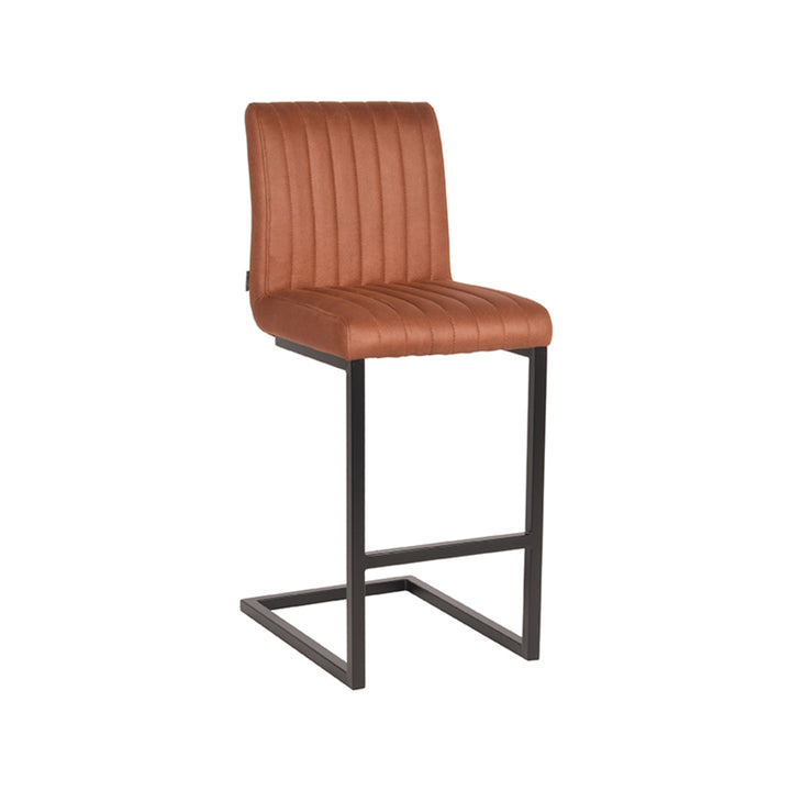 Barkruk Sereno - Cognac - Microfiber (set van 2) - {{ product.type }} - Kas20